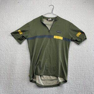 RNH Bikes Cycle Tech Jersey Size M Military Green Shirt 3/4 Zip Canada made